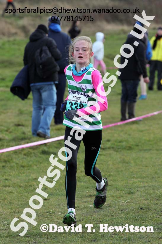 Under-13 girls NEHL, Wrekenton. Photo: David T. Hewitson/Sports for All Pics